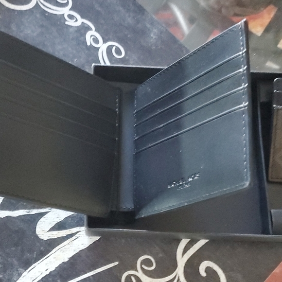 Michael kors duo men boxed wallet set gorgeous - Picture 4 of 7